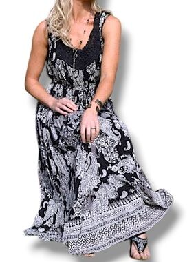 Bila | Dresses | Bila 0 Rayon Ml Maxi Dress | Poshmark